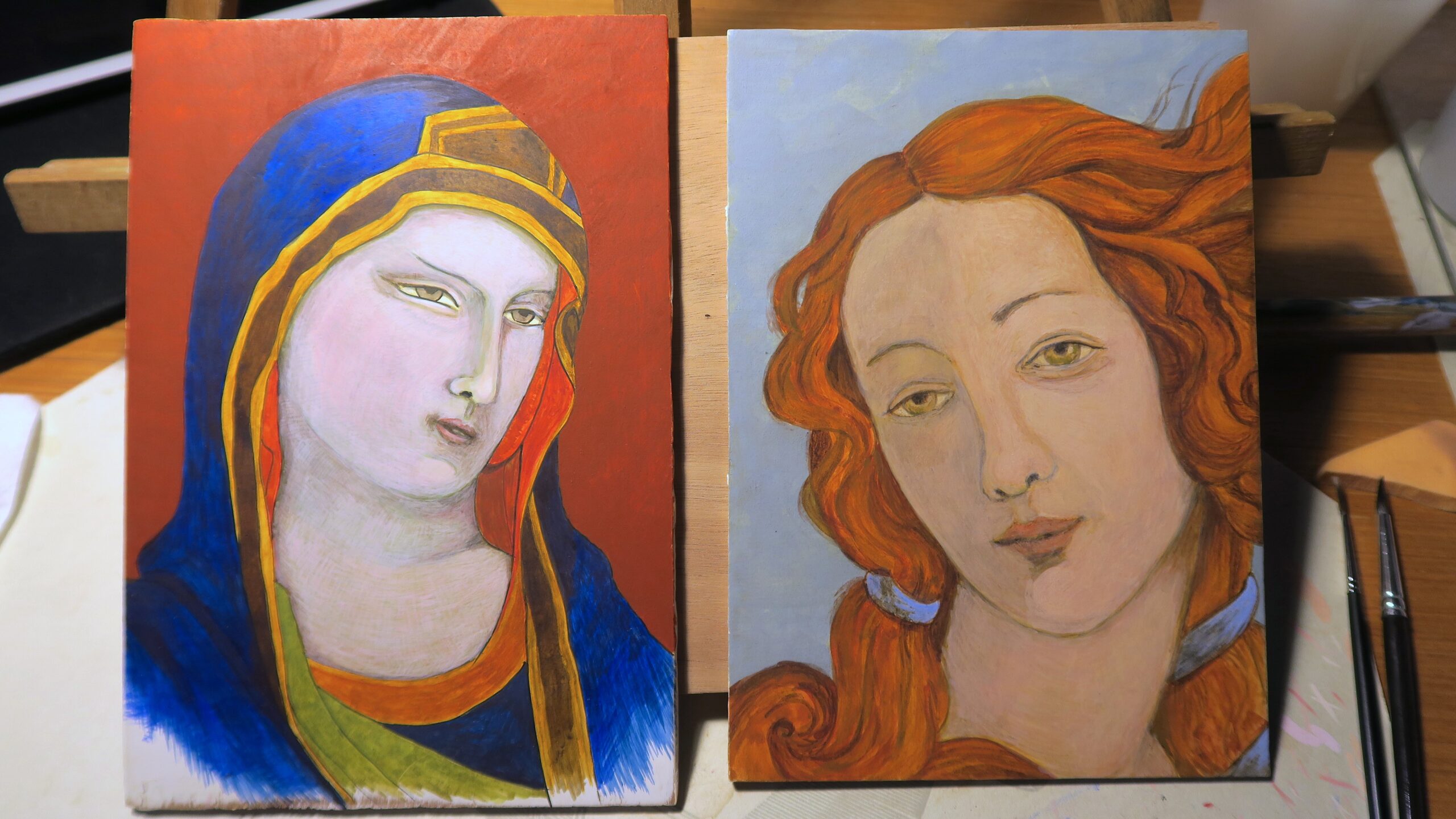 Peindre à la Tempera